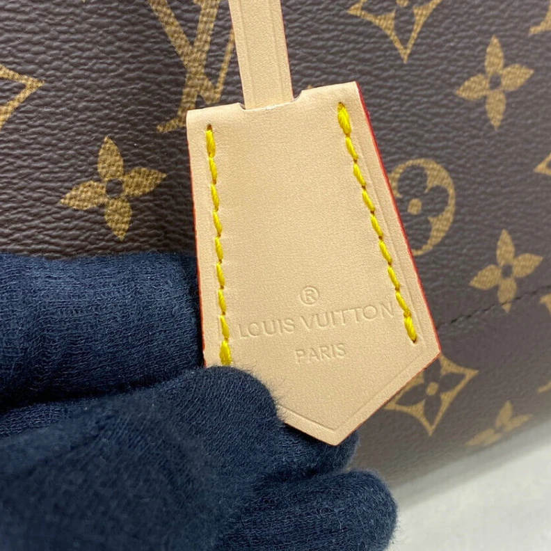 Top lv Key bell LV Monogram Canvas Flower Tote