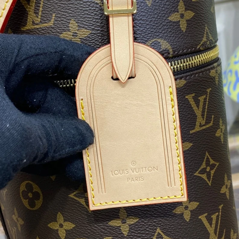 Top lv Customiza LV Monogram Canvas Melie Shoulder Tote Bag