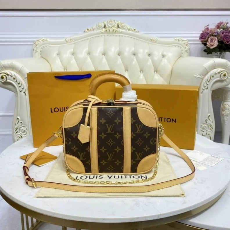 Replica bags Removable LV Monogram Canvas Mini Luggage