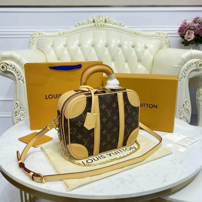 Replica bags Removable LV Monogram Canvas Mini Luggage