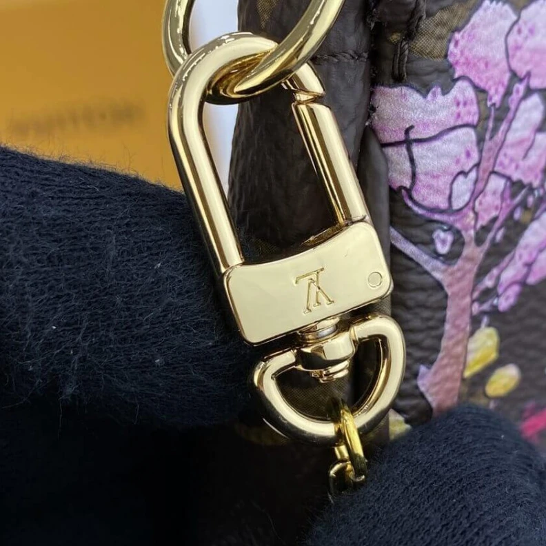 Top lv Chain dro Louis Vuitton Monogram Canvas Mini Pochette Accessoires