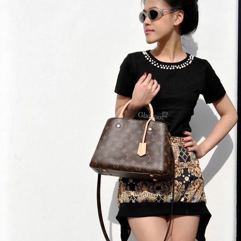 Mythick Named for LV Monogram Canvas Montaigne BB