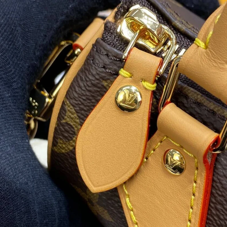 Replica bags Strap: Re Louis Vuitton Monogram Canvas Nano Speedy