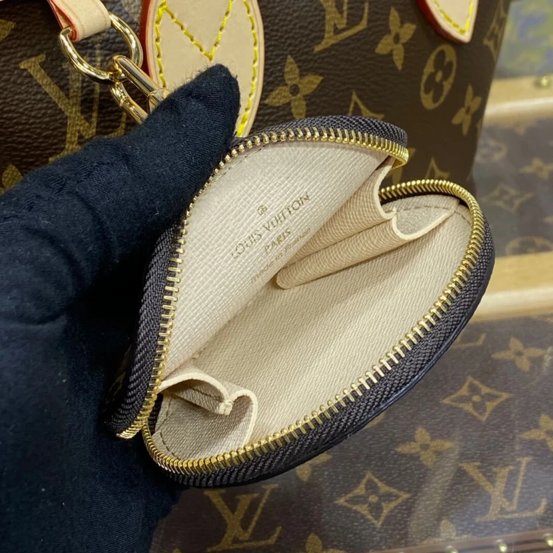 Top lv Strap dro Louis Vuitton Monogram Canvas Neverfull BB Beige