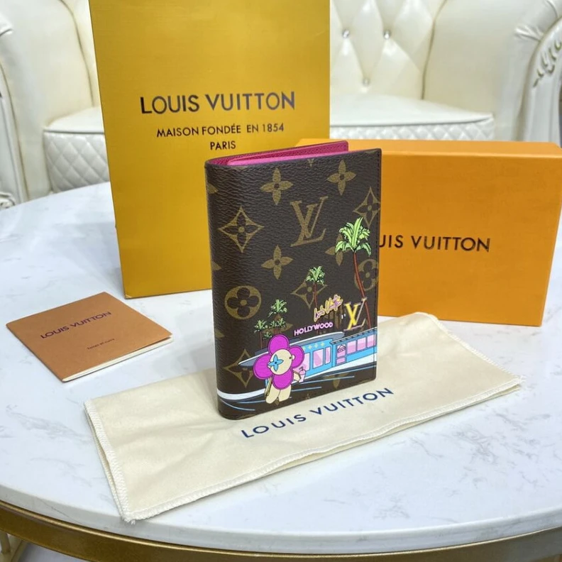 Lv belts replica 2 flying Louis Vuitton Monogram Canvas Passport Cover