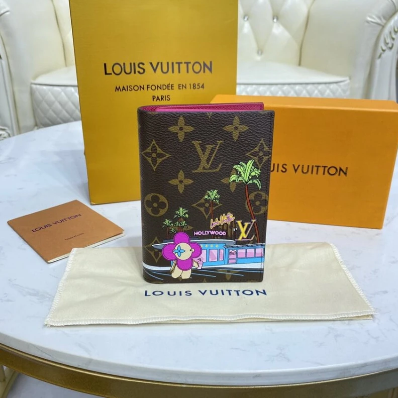 Lv belts replica 2 flying Louis Vuitton Monogram Canvas Passport Cover
