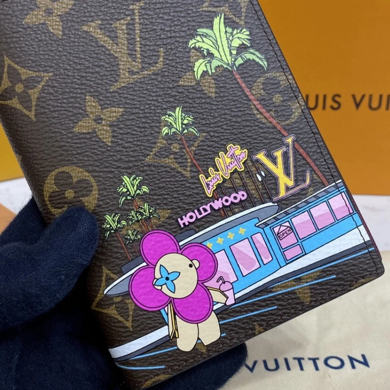 Lv belts replica 2 flying Louis Vuitton Monogram Canvas Passport Cover