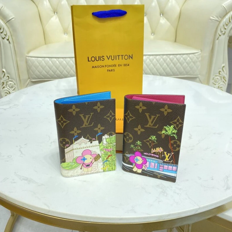 Lv belts replica 2 flying Louis Vuitton Monogram Canvas Passport Cover