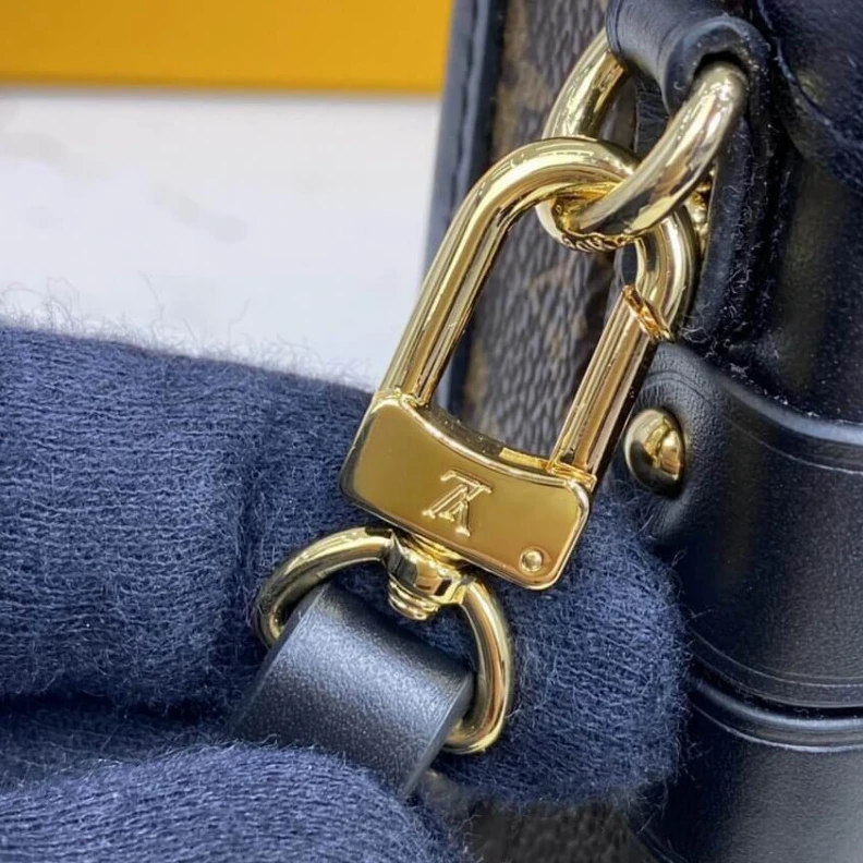Replica bags lv Sheepskin LV Monogram Canvas Petite Malle
