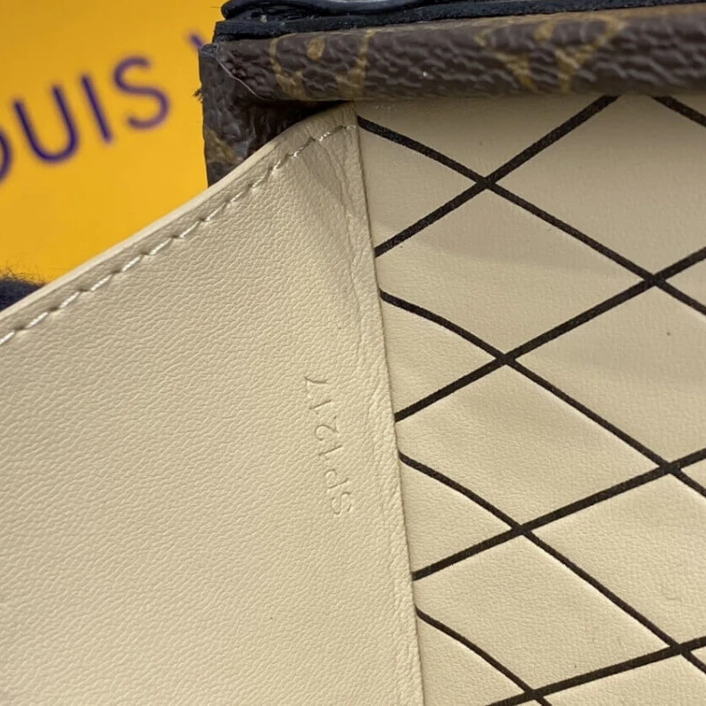 Replica bags lv Sheepskin LV Monogram Canvas Petite Malle