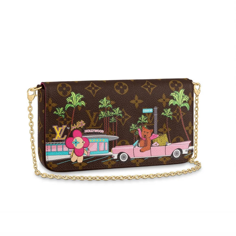 Removable Louis Vuitton Monogram Canvas Pochette Felicie