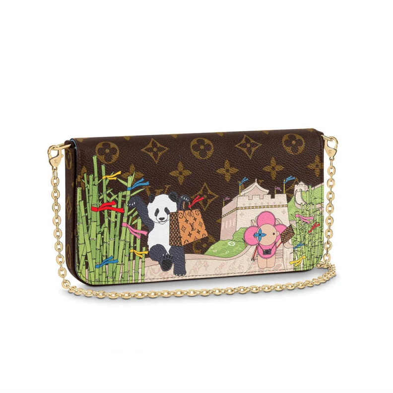Removable Louis Vuitton Monogram Canvas Pochette Felicie