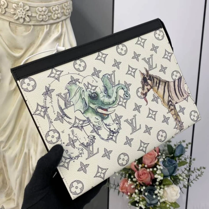 Replica bags 26 x 19 x Louis Vuitton Monogram Canvas Pochette Voyage GM