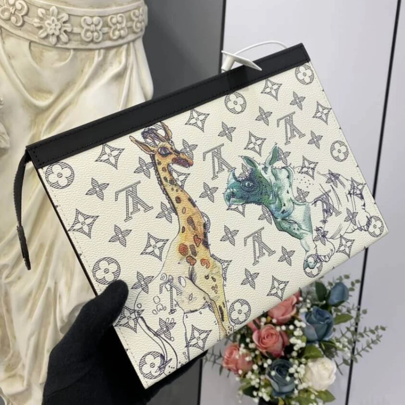 Replica bags 26 x 19 x Louis Vuitton Monogram Canvas Pochette Voyage GM