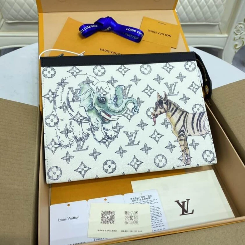 Replica bags 26 x 19 x Louis Vuitton Monogram Canvas Pochette Voyage GM