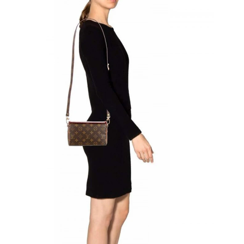 Mythick.ru This is a LV Monogram Canvas Recital Shoulder Bag