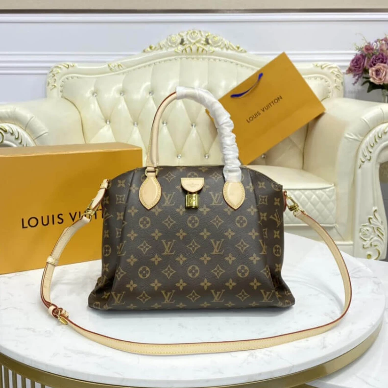 Lv belts replica Removable Louis Vuitton Monogram Canvas Rivoli MM