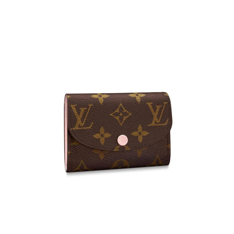 Pressstud Louis Vuitton Monogram Canvas Rosalie Coin Purse Pink