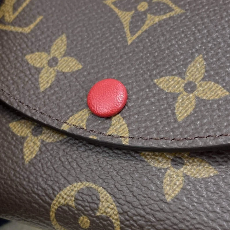 Top lv 11 x 8 x Louis Vuitton Monogram Canvas Rosalie Coin Purse Red