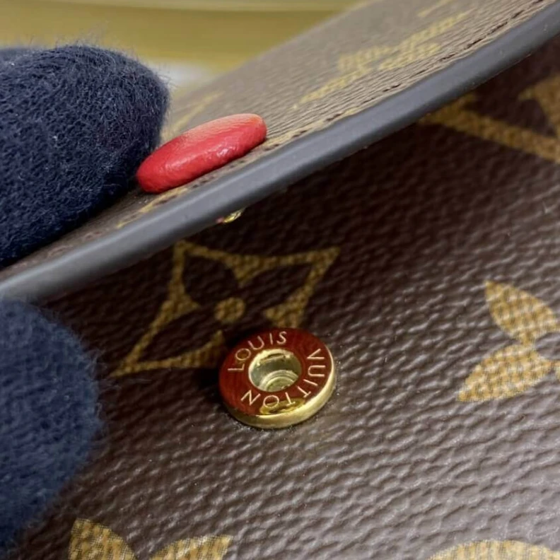 Top lv 11 x 8 x Louis Vuitton Monogram Canvas Rosalie Coin Purse Red