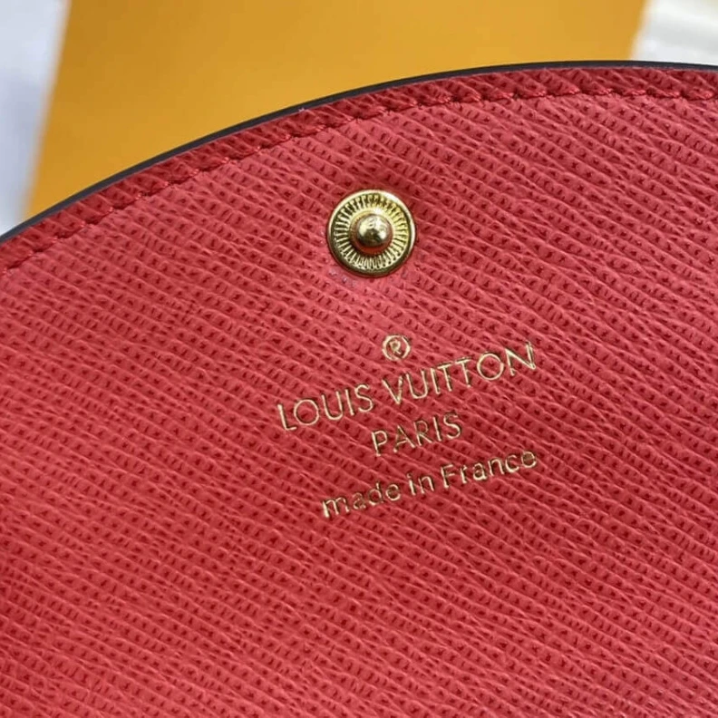 Top lv 11 x 8 x Louis Vuitton Monogram Canvas Rosalie Coin Purse Red