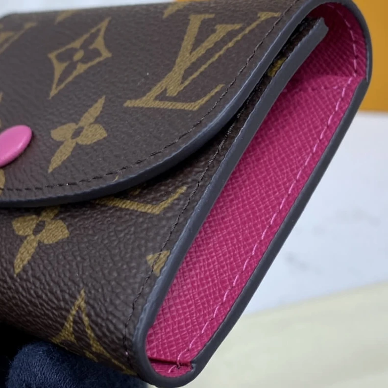 Mythick <span styl Louis Vuitton Monogram Canvas Rosalie Coin Purse Rosy