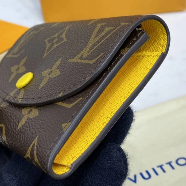 Louis vuitton locations Grained c Louis Vuitton Monogram Canvas Rosalie Coin Purse Yellow