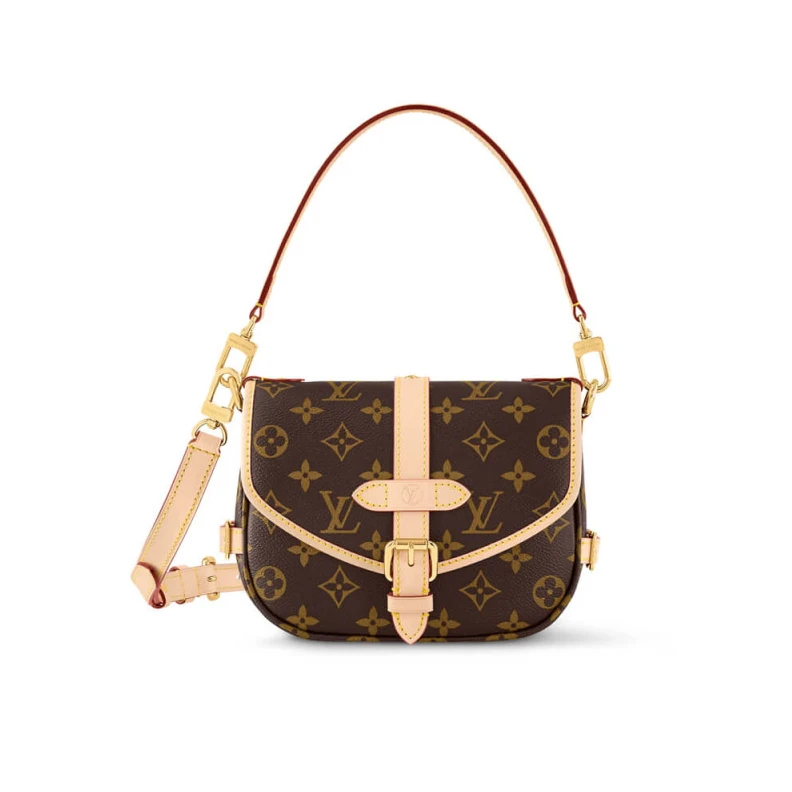 Handle: S Louis Vuitton Monogram Canvas Saumur BB Bag