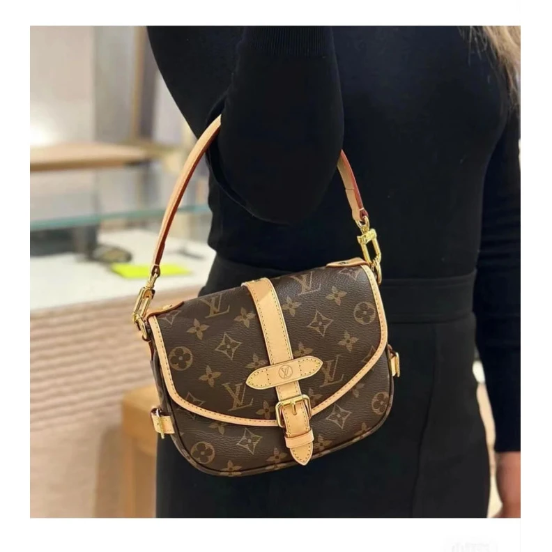 Replica bag Handle: S Louis Vuitton Monogram Canvas Saumur BB Bag