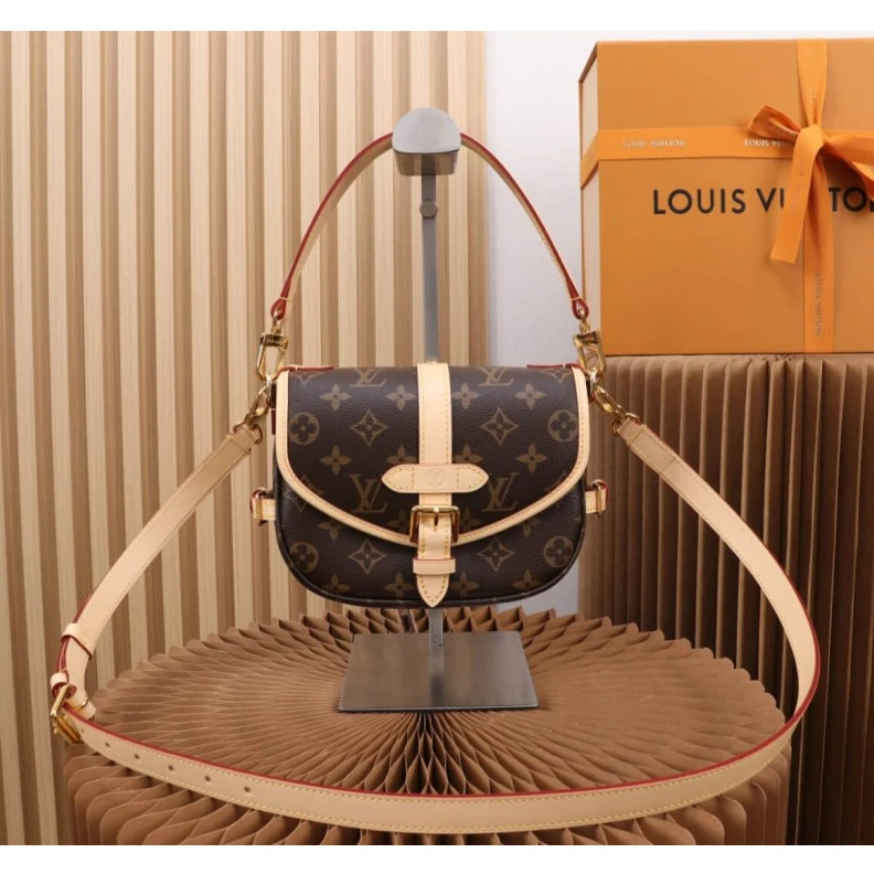Replica bag Handle: S Louis Vuitton Monogram Canvas Saumur BB Bag
