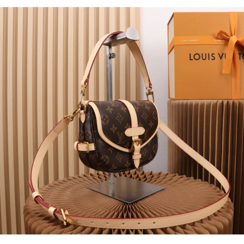 Replica bag Handle: S Louis Vuitton Monogram Canvas Saumur BB Bag