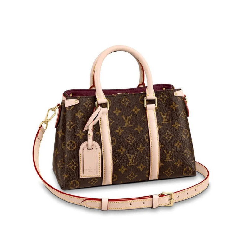 Adjustabl Louis Vuitton Monogram Canvas Soufflot BB