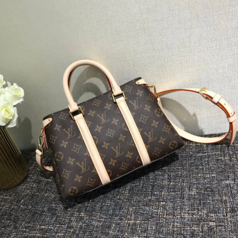 Replica bags lv Adjustabl Louis Vuitton Monogram Canvas Soufflot BB