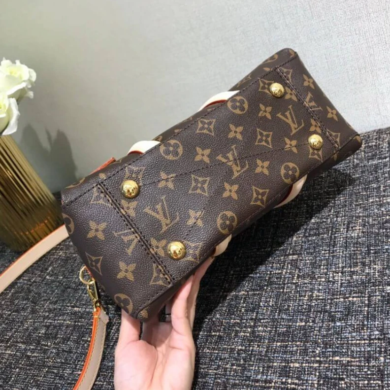 Replica bags lv Adjustabl Louis Vuitton Monogram Canvas Soufflot BB