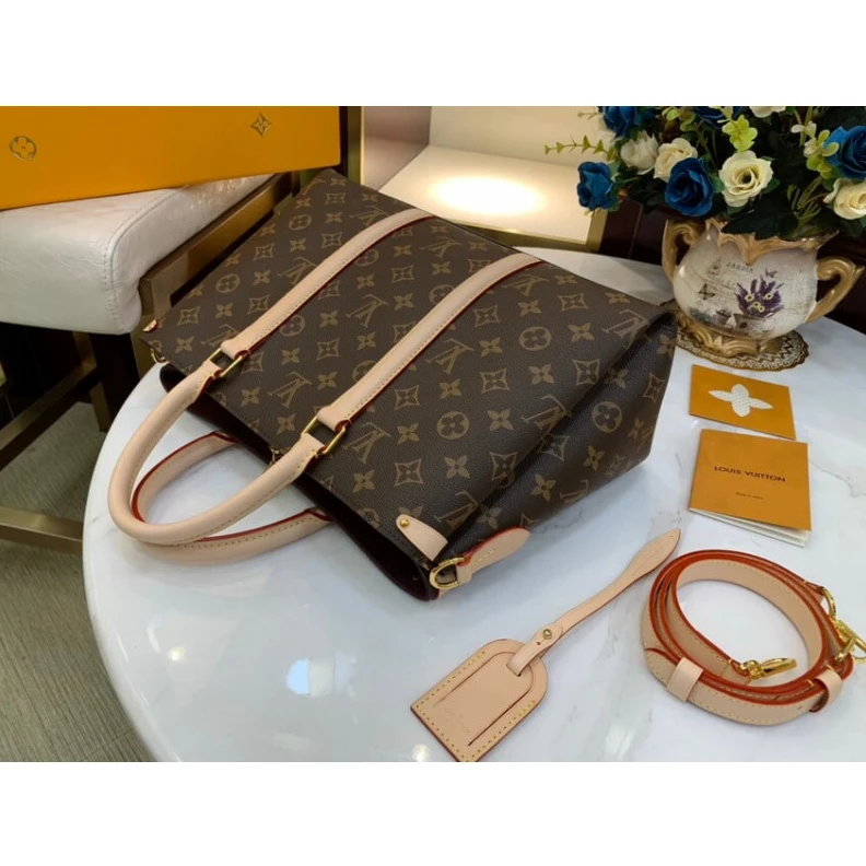 Louis vuitton locations Goldcolor LV Monogram Canvas Soufflot MM