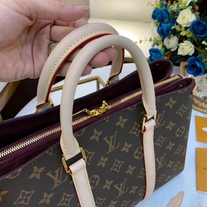 Louis vuitton locations Goldcolor LV Monogram Canvas Soufflot MM