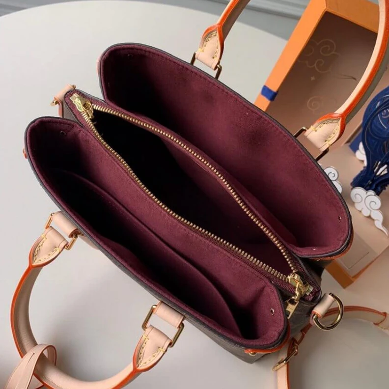 Louis vuitton locations Goldcolor LV Monogram Canvas Soufflot MM