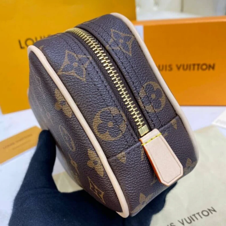 Louis vuitton locations Silver br Louis Vuitton Monogram Canvas Toilet Pouch PM