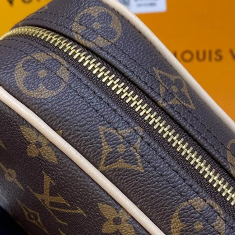 Louis vuitton locations Silver br Louis Vuitton Monogram Canvas Toilet Pouch PM