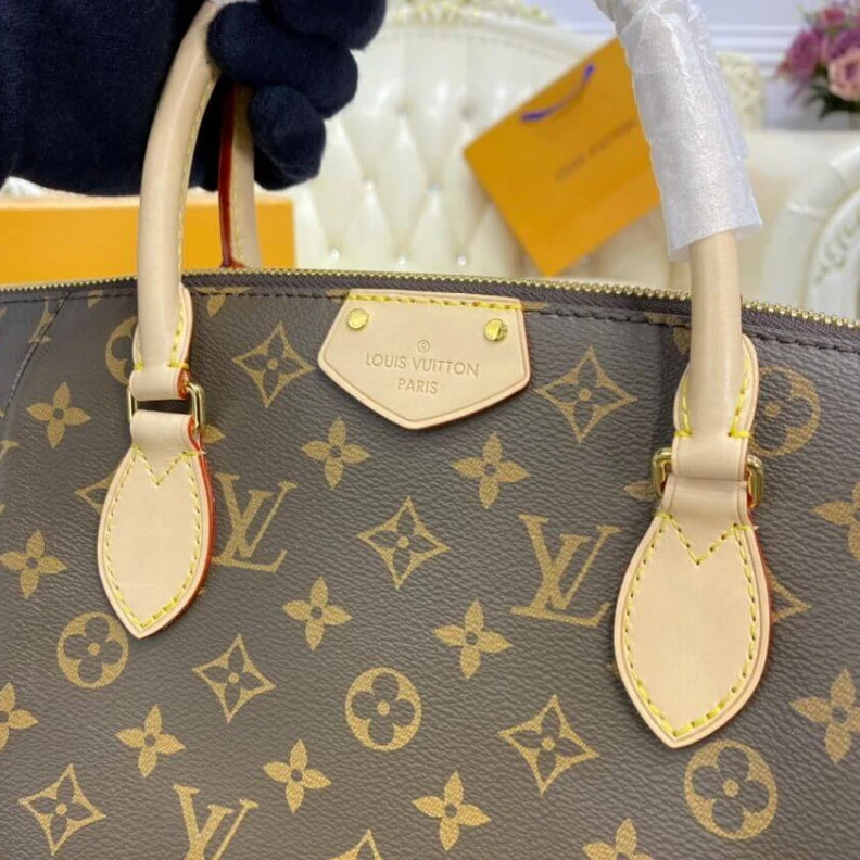 Top lv Large fla LV Monogram Canvas Turenne MM