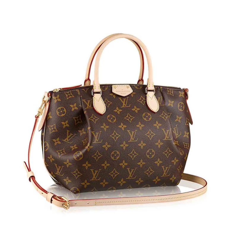 Natural c LV Monogram Canvas Turenne PM