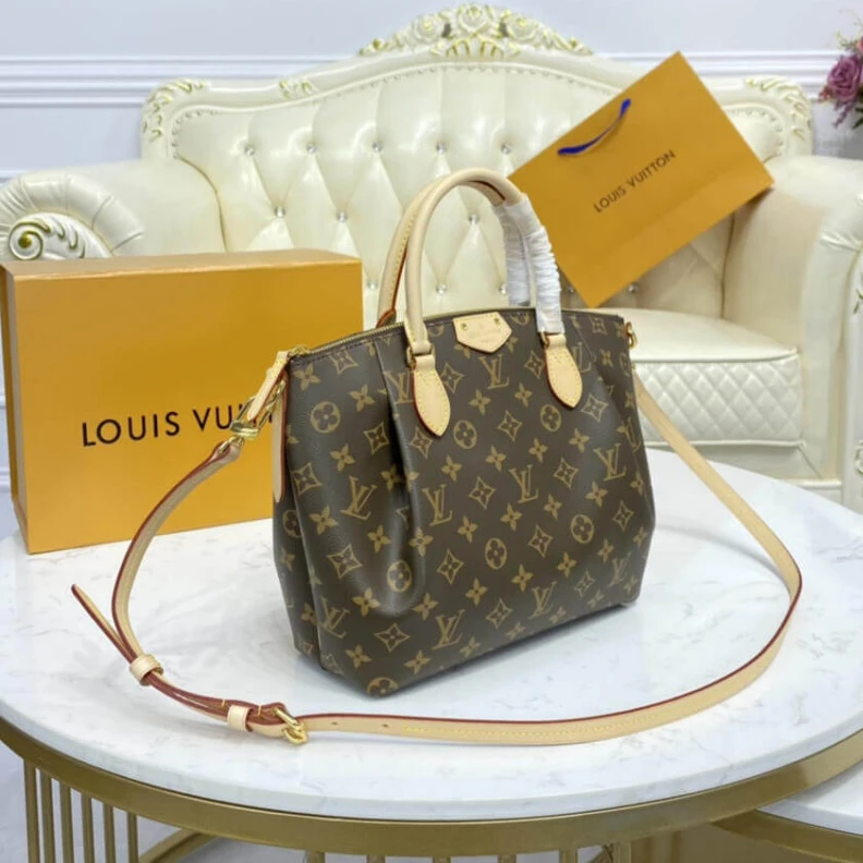 Lv belts replica Natural c LV Monogram Canvas Turenne PM