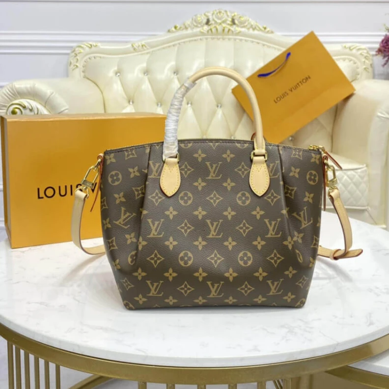 Lv belts replica Natural c LV Monogram Canvas Turenne PM