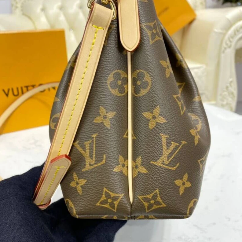 Lv belts replica Natural c LV Monogram Canvas Turenne PM