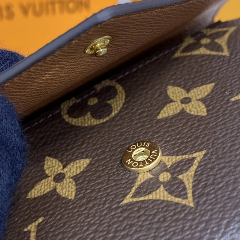 Lv belts replica 12 x 9.5 Louis Vuitton Monogram Canvas Victorine Wallet Brown