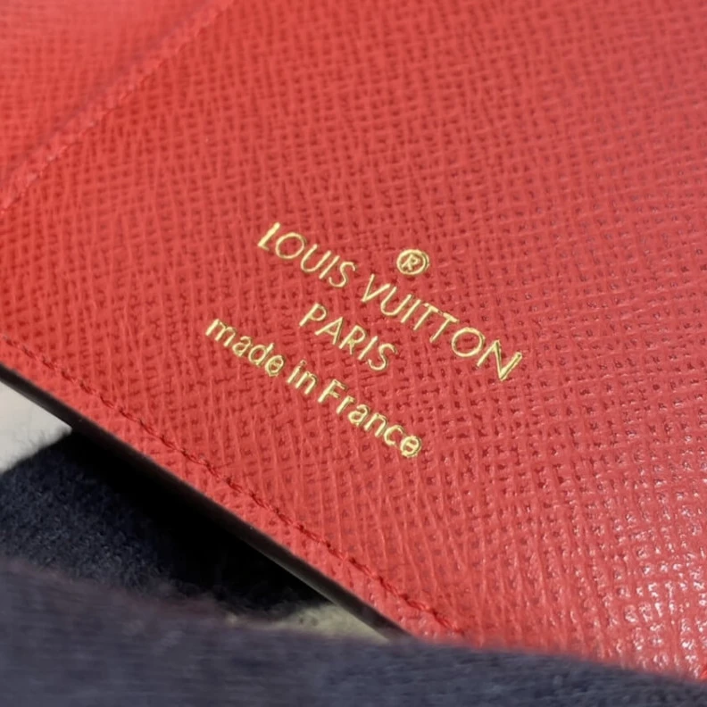 Lv belts replica Goldcolor Louis Vuitton Monogram Canvas Victorine Wallet Red