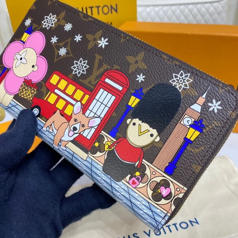 Lv belts replica Zip closu Louis Vuitton Monogram Canvas Zippy Wallet