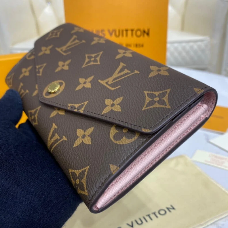 Louis vuitton locations Inside fl Louis Vuitton Monogram Cavas Sarah Wallet Pink