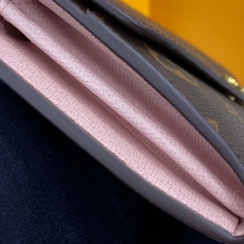 Louis vuitton locations Inside fl Louis Vuitton Monogram Cavas Sarah Wallet Pink