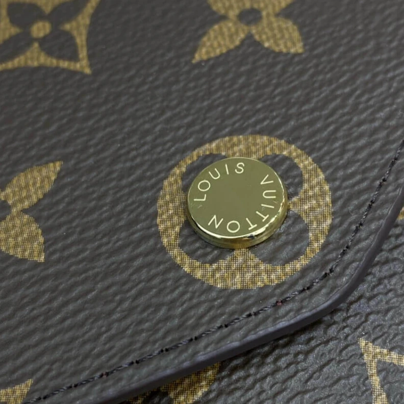 Replica bags 16 card s Louis Vuitton Monogram Cavas Sarah Wallet Red